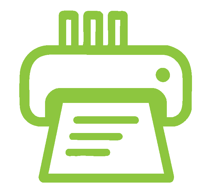 Commercial printing services icon